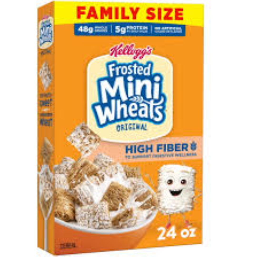 KELLOGGS FROSTED MINI WHEATS FAMILY SIZE 680G